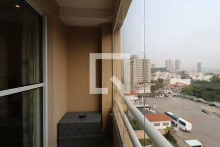 Varanda da Sala de apartamento para alugar com 2 quartos, 68m² em Parque das Nações, Santo André