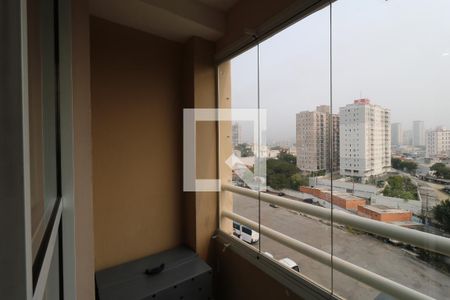 Varanda da Sala de apartamento para alugar com 2 quartos, 68m² em Parque das Nações, Santo André