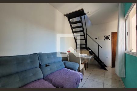 Sala de apartamento para alugar com 2 quartos, 53m² em Vila Junqueira, Santo André