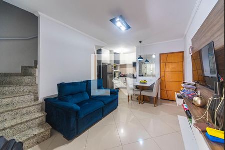 Sala de casa para alugar com 2 quartos, 60m² em Vila Alto de Santo Andre, Santo André