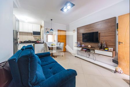 Sala de casa para alugar com 2 quartos, 60m² em Vila Alto de Santo Andre, Santo André