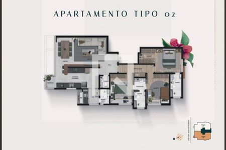Apartamento à venda com 3 quartos, 109m² em Sion, Belo Horizonte