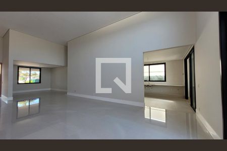 Sala de casa de condomínio à venda com 5 quartos, 450m² em Loteamento Caminhos de San Conrado (Sousas), Campinas