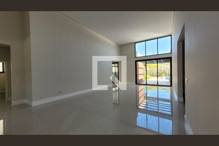 Sala de casa de condomínio à venda com 5 quartos, 450m² em Loteamento Caminhos de San Conrado (Sousas), Campinas