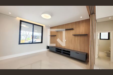 Sala de casa de condomínio à venda com 5 quartos, 450m² em Loteamento Caminhos de San Conrado (Sousas), Campinas