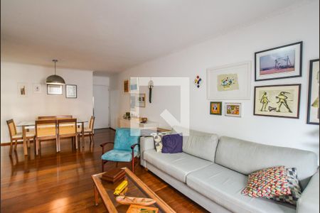 Sala de apartamento para alugar com 3 quartos, 128m² em Jardim Bela Vista, Santo André