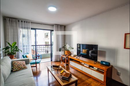 Sala de apartamento à venda com 3 quartos, 128m² em Jardim Bela Vista, Santo André