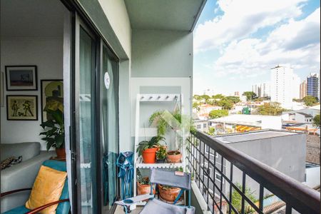 Varanda da Sala de apartamento para alugar com 3 quartos, 128m² em Jardim Bela Vista, Santo André