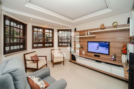 Sala de TV de casa à venda com 3 quartos, 210m² em Parque Santa Fé, Porto Alegre