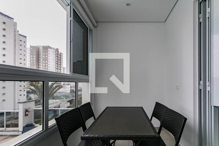 Varanda gourmet de kitnet/studio para alugar com 1 quarto, 42m² em Vila Oliveira, Mogi das Cruzes