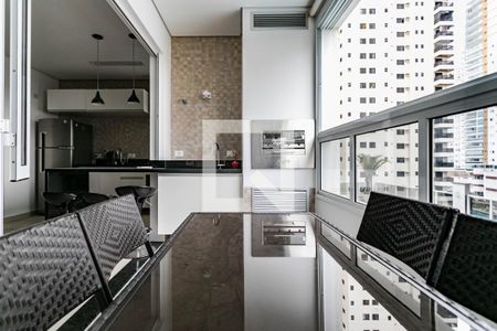 Varanda gourmet de kitnet/studio para alugar com 1 quarto, 42m² em Vila Oliveira, Mogi das Cruzes