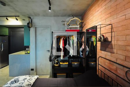 Quarto de apartamento à venda com 1 quarto, 24m² em Paraíso do Morumbi, São Paulo