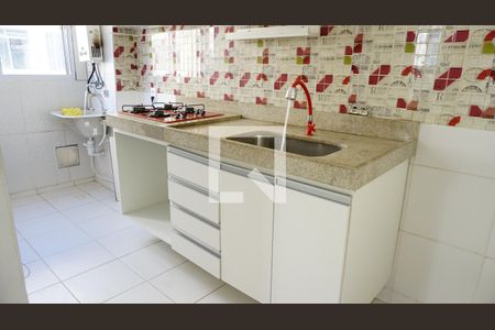 Cozinha de apartamento à venda com 2 quartos, 44m² em Pechincha, Rio de Janeiro