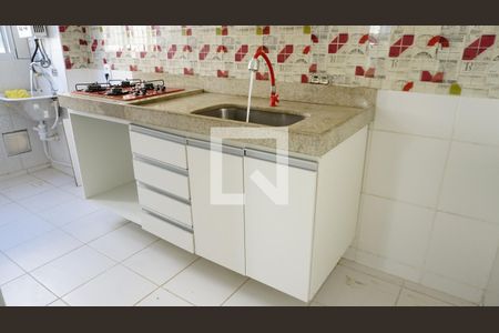 Cozinha de apartamento à venda com 2 quartos, 44m² em Pechincha, Rio de Janeiro