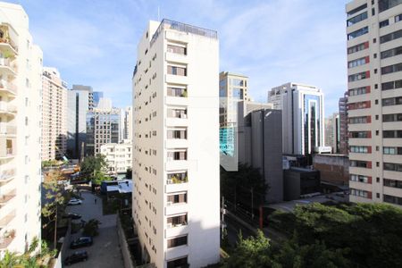 Vista  Varanda Sala de apartamento à venda com 1 quarto, 54m² em Itaim Bibi, São Paulo