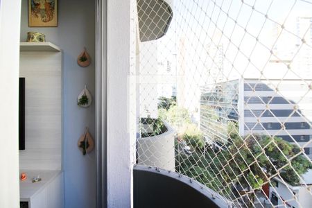 Varanda Sala de apartamento à venda com 1 quarto, 54m² em Itaim Bibi, São Paulo