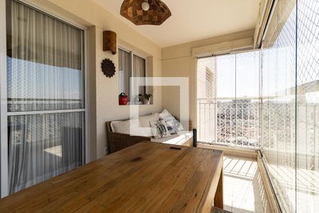 Varanda da Sala de apartamento à venda com 2 quartos, 80m² em Vila Brasílio Machado, São Paulo