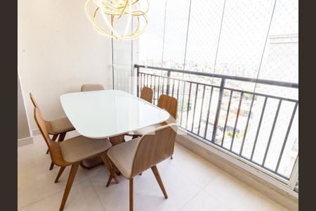 Varanda e Área de serviço de apartamento à venda com 2 quartos, 62m² em Brás, São Paulo