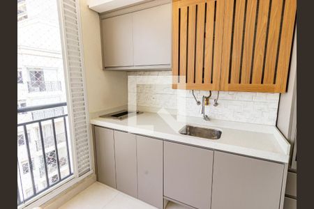 Varanda e Área de serviço de apartamento à venda com 2 quartos, 62m² em Brás, São Paulo