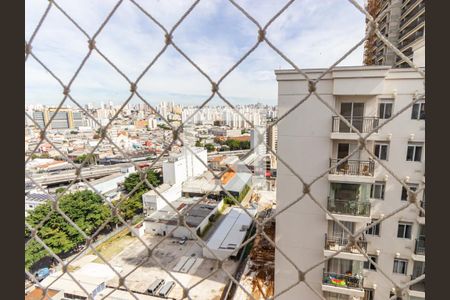 Varanda e Área de serviço - Vista de apartamento à venda com 2 quartos, 62m² em Brás, São Paulo