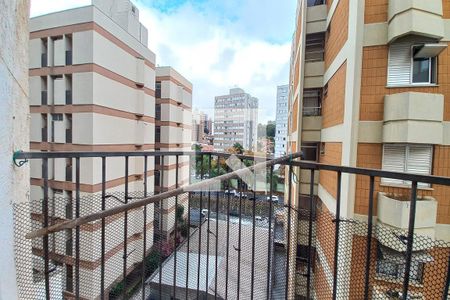 Varanda da sala de apartamento à venda com 3 quartos, 90m² em Nova Campinas, Campinas