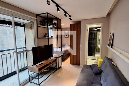 Sala de apartamento para alugar com 1 quarto, 28m² em Sé, São Paulo