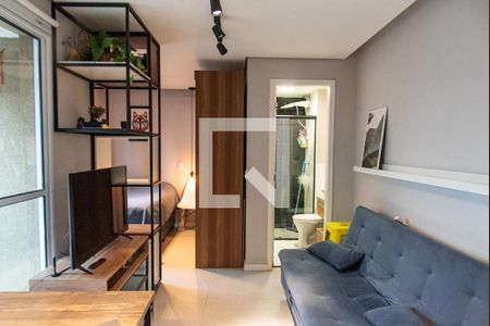 Sala de apartamento para alugar com 1 quarto, 28m² em Sé, São Paulo