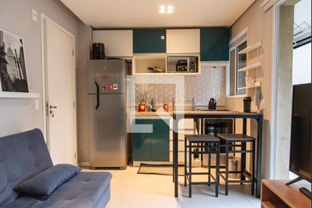 Sala de apartamento para alugar com 1 quarto, 28m² em Sé, São Paulo