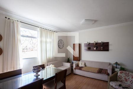 Sala de apartamento à venda com 3 quartos, 70m² em Santa Branca, Belo Horizonte