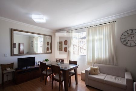 Sala de apartamento à venda com 3 quartos, 70m² em Santa Branca, Belo Horizonte