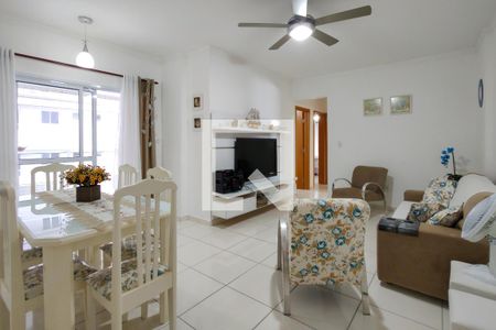 Sala de apartamento para alugar com 3 quartos, 108m² em Canto do Forte, Praia Grande