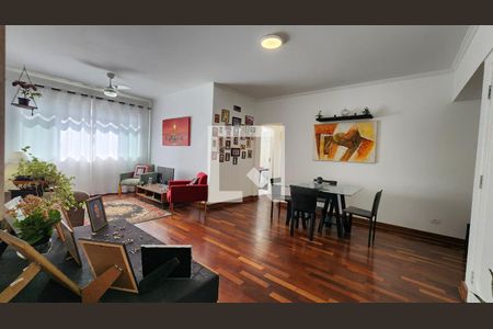 Sala de apartamento para alugar com 3 quartos, 160m² em José Menino, Santos