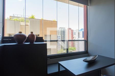 Sala de apartamento para alugar com 1 quarto, 33m² em Consolação, São Paulo