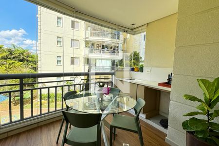 Varanda gourmet de apartamento à venda com 2 quartos, 104m² em Tamboré, Santana de Parnaíba