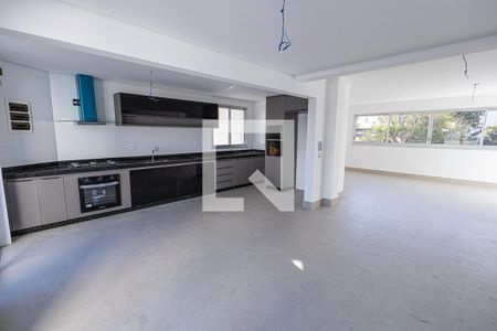 Cozinha de apartamento à venda com 3 quartos, 257m² em Liberdade, Belo Horizonte