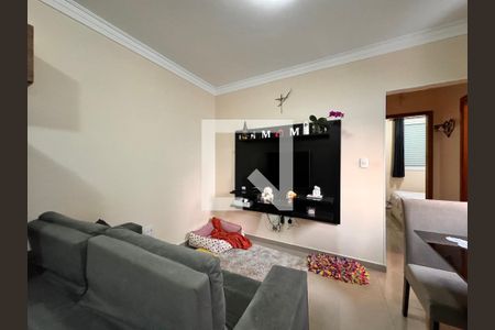 Sala de apartamento à venda com 2 quartos, 92m² em Vila Linda, Santo André