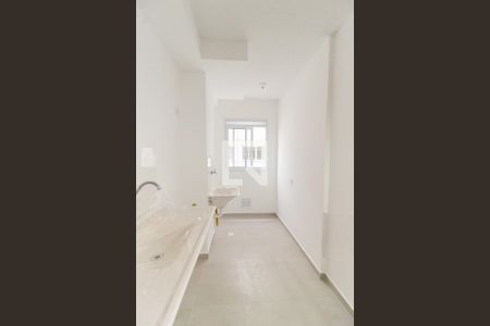 Cozinha de kitnet/studio para alugar com 1 quarto, 26m² em Conjunto Residencial José Bonifácio, São Paulo