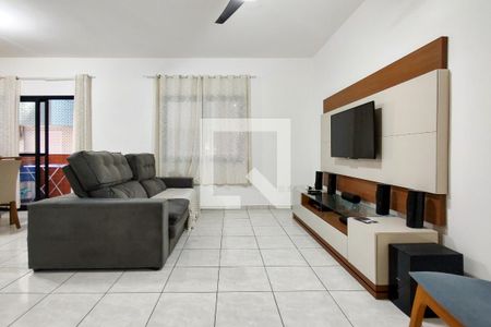 Sala de apartamento para alugar com 2 quartos, 106m² em Canto do Forte, Praia Grande