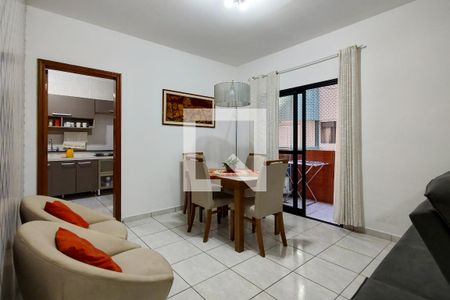 Sala de apartamento para alugar com 2 quartos, 106m² em Canto do Forte, Praia Grande