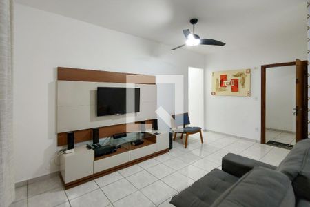 Sala de apartamento para alugar com 2 quartos, 106m² em Canto do Forte, Praia Grande