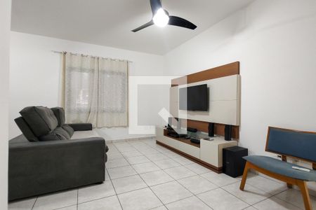 Sala de apartamento para alugar com 2 quartos, 106m² em Canto do Forte, Praia Grande