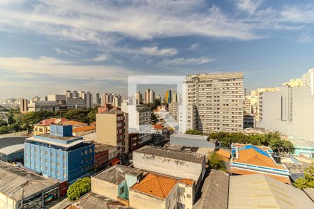 Vista da Sala de apartamento à venda com 1 quarto, 34m² em Campos Elíseos, São Paulo