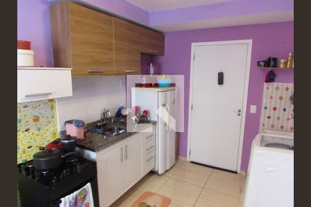 Sala/Cozinha de apartamento à venda com 1 quarto, 34m² em Panamby, São Paulo