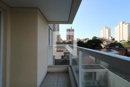 Sacada da Sala de apartamento para alugar com 2 quartos, 57m² em Jardim, Santo André