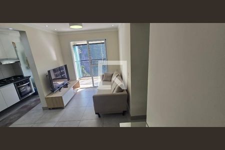 Sala de apartamento para alugar com 2 quartos, 62m² em Marapé, Santos