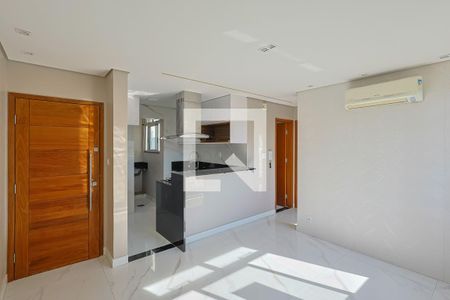 Sala de apartamento à venda com 2 quartos, 55m² em Horto Florestal, Belo Horizonte