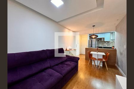 Sala de apartamento à venda com 2 quartos, 53m² em Vila Tibiriçá, Santo André