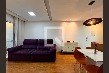 Sala de apartamento para alugar com 2 quartos, 53m² em Vila Tibiriçá, Santo André