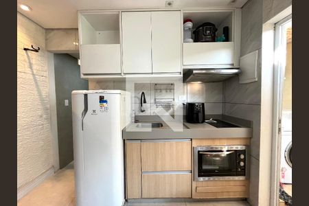 Cozinha de kitnet/studio à venda com 1 quarto, 18m² em Planalto Paulista, São Paulo