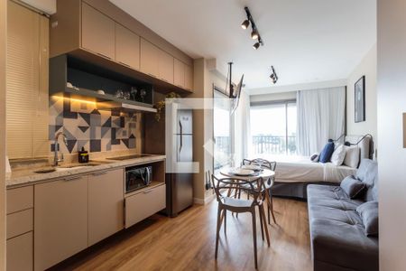 Studio para alugar com 35m², 1 quarto e sem vagaSala